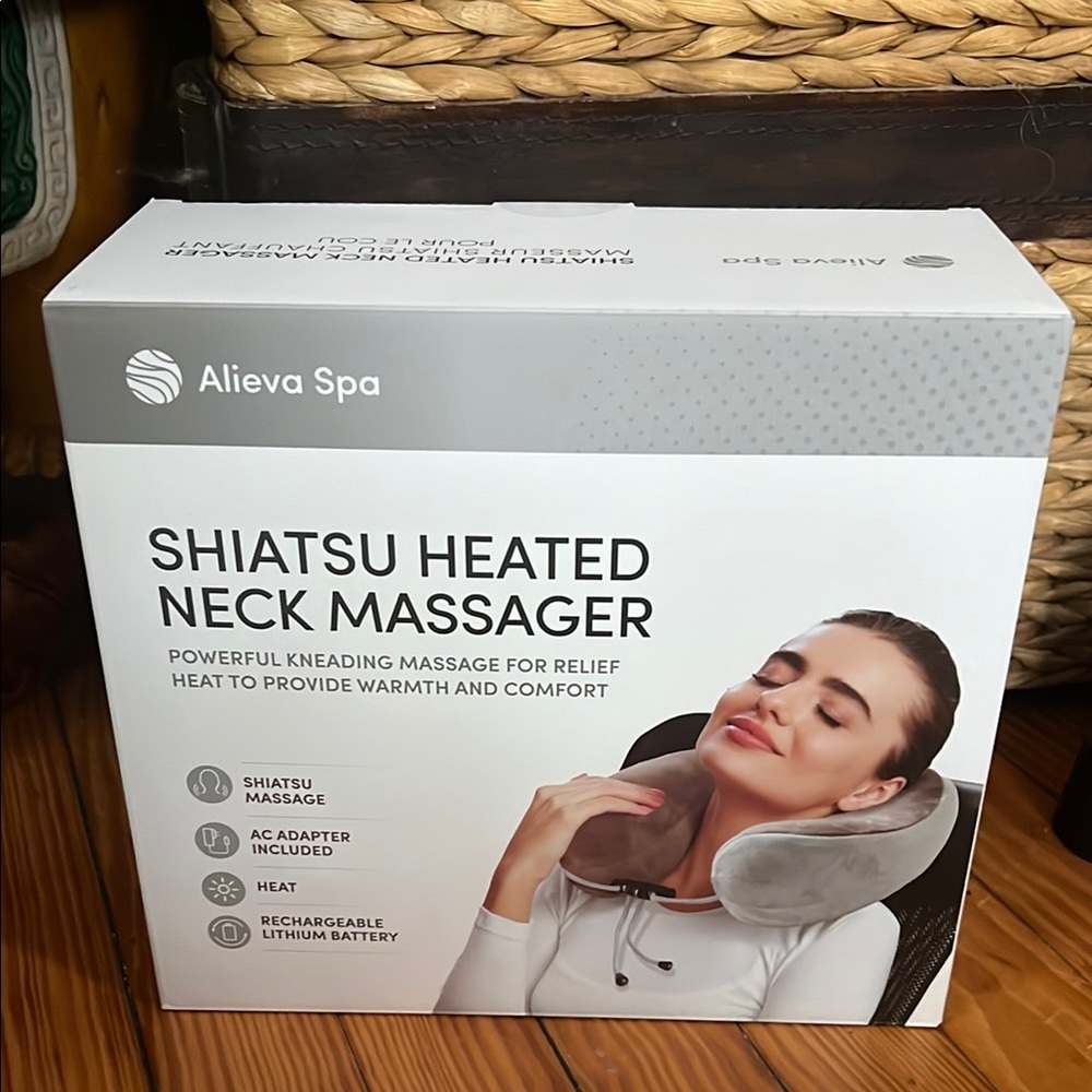 Shiatsu Heated Neck Massager - Gray